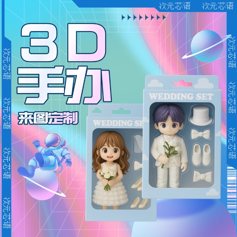 AI制作3D手办